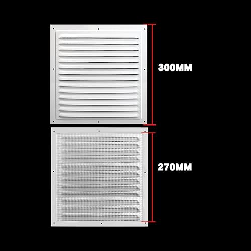Grille de ventilation 30cm en aluminium pour stopper l'humidité du salon