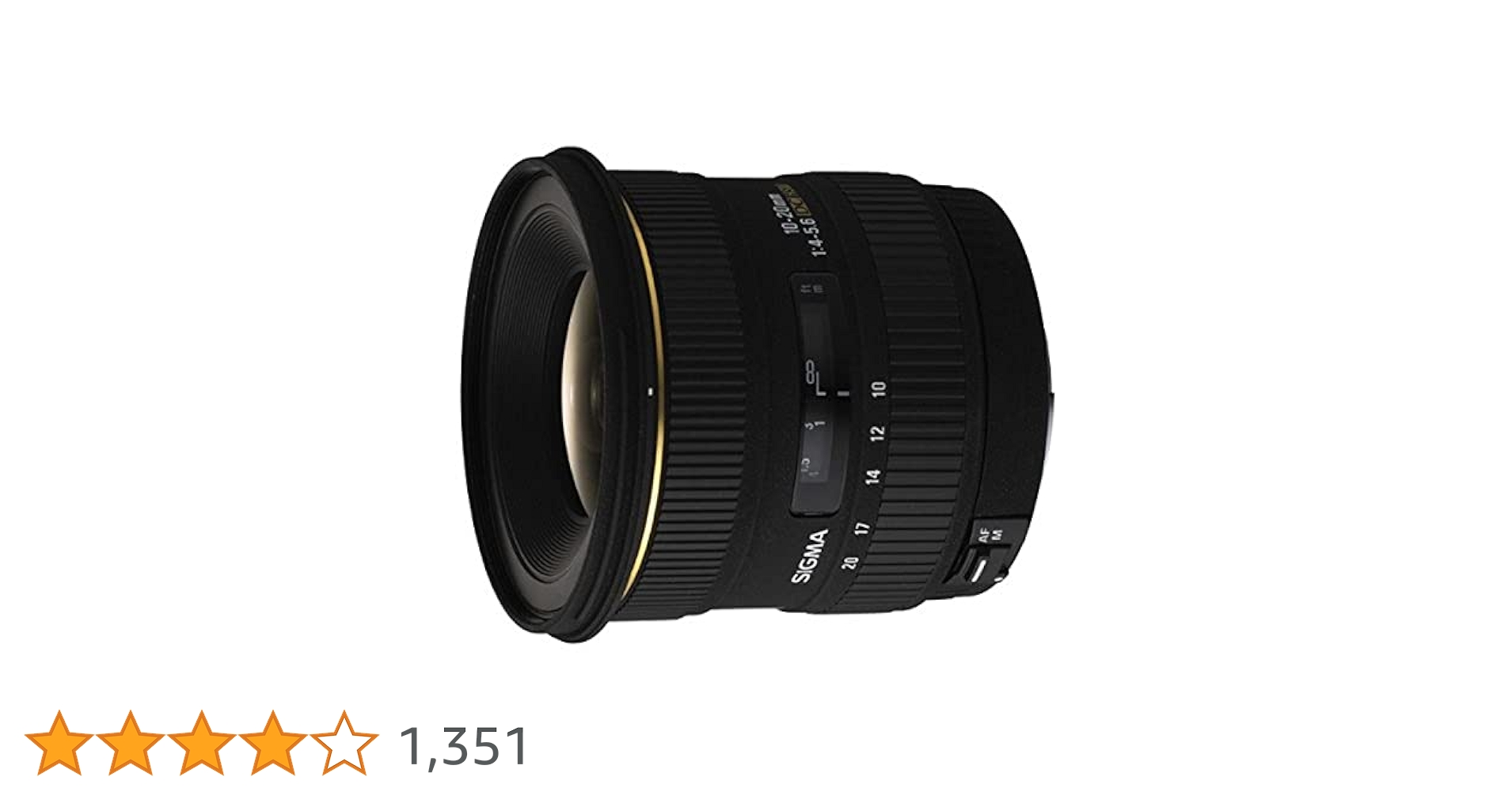 Amazon | SIGMA 超広角ズームレンズ 10-20mm F4-5.6 EX DC HSM