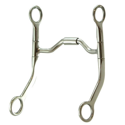 Coronet Robart Pinchless Western Wide Port with Roller Horse Bit, 5-Inch