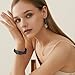 Mtozon Slim Leather Bands Compatible with Samsung Galaxy Watch 7/6/5/4/FE 40mm 44mm,Watch 5 Pro 45mm/Watch 4 Classic/Watch 3 41mm, 20mm Watch Band for Women, Black