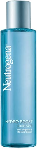 Neutrogena Hydro Boost Clear Lotion (Hydrating Toner) | With Water, Glycerin, Glycereth – 26, Sodium Benzoate, Panthenol and Olive Leaf Extract, Pack of 1, 150 ml