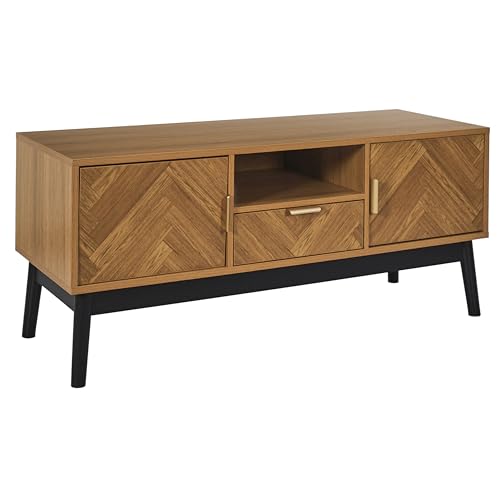 HOME DECO FACTORY HD0300, Meuble TV Bas Felix, Collection Lounge Edition, Mobilier Contemporain,...