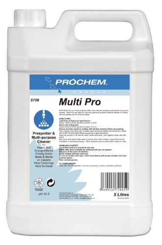 Prochem Multi Pro Professional Milti-Purpose PreSpotter Carpet Stain Cleaner 5L