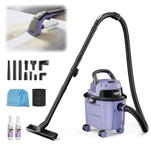 SEZNIK Mighty Wet and Dry Vacuum Cleaner for Home | Spot Cleaning & Blowing | 1300Watt, 20KPA Suction | 9 Attachments | 6m BIS Cord | Includes 1 Year Maintenance Kit Worth ₹2699