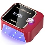 268W UV Nail Lamp Cordless, Rechargeable UV Light for Gel Nails with Convenient Knob & Full LCD Display Screen, Portable LED Nail Lamp, Professional Nail Dryer for Nail Salon & Home
