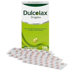 Dulcolax Dragées Dose 100 Stk. Wirkstoff Bisacodyl planbare Befreiung von Verstopfung