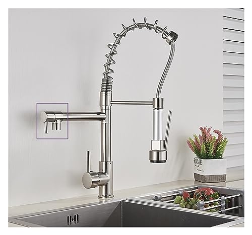 Robinet de cuisine noir pivotant pour simplifier la vie - 2