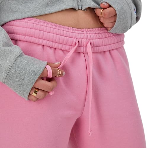 Image of Champion Women's Cinched-Bottom Fleece Sweatpants, Oversized Fit, Midweight
