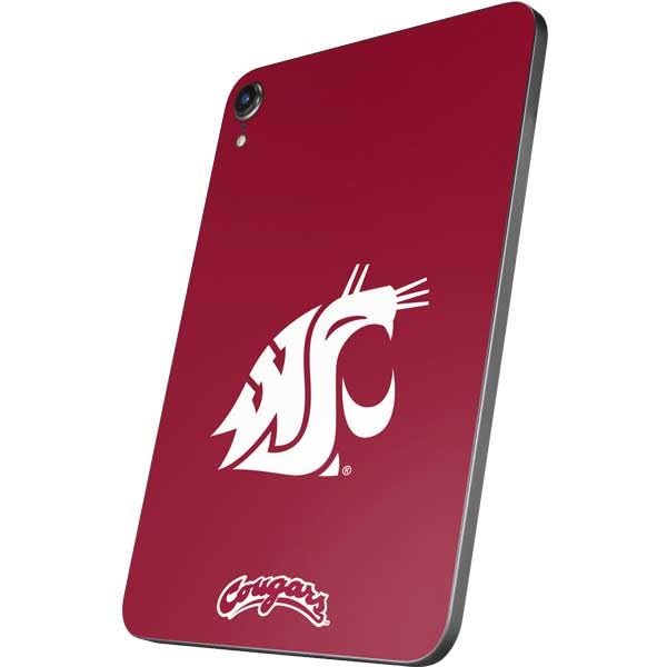 Skinit Decal Tablet Skin Compatible with iPad Mini 7 (2025) - Officially Licensed Washington State University Cougars Logo Design