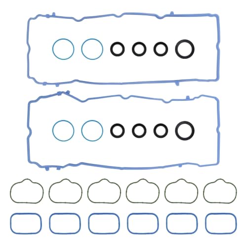 Image of Valve Cover Gasket Seal VS50805R & Intake Manifold Gasket MS97204 for Dodge Charger Challenger 3.6L 2011-2022 for Chrysler 200 300 /Durango Grand Caravan Journey Jeep Cherokee /Wrangler /Ram 1500