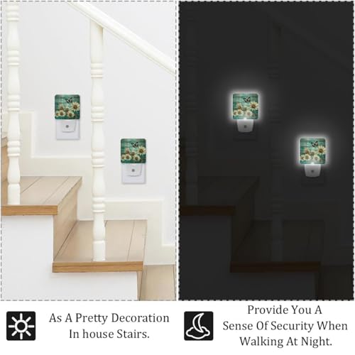 Lámpara de noche LED con sensor crepúsculo NEWzone miniatura 6