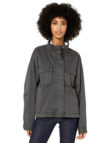 navy cargo jacket womens