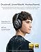Baseus EH10 NC Bluetooth Kopfhörer mit -45dB Hybrid Active Geräuschisolierung, Over-Ear Kopfhörer mit Hi-Res & LDAC Audio und 5 KI-Mikrofon, 80 Std. Lange Spielzeit, Bluetooth 6.0, Mehrpunktverbindung