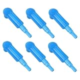 FUNOMOCYA 6 Piezas Juntas Especiales para Freno de Coche Herramienta de Reparación Automática Resistente con Conexiones para Cambio Rápido de Líquido de Frenos y Evacuación Sencilla