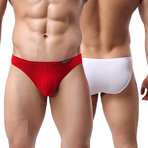 Avidlove Men Underwear Micromodal Bikinis 4 Pack Briefs #TOP3