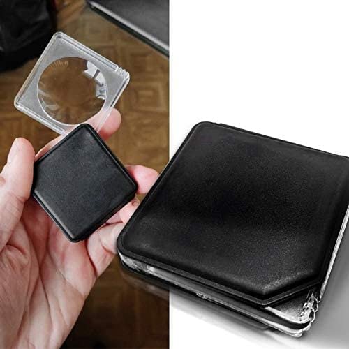 Ręczna lupa składana lupa do biżuterii kwadratowa lupa do czytania 10X przenośna lupa 50MM wysuwana kieszonkowa lupa małżeństwo Keep it in mind