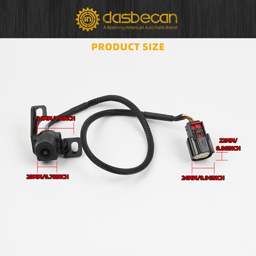Image of Dasbecan Backup Camera Compatible with Ford F250 F350 F450 F550 Super Duty Pickup 2008-2012 Reverse Parking Asisst OE Replaces 9C3Z-19G490-E 9C3T-19G490-BD 9C3Z19G490E 9C3T19G490BD