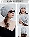 vidsel Slouchy Beanie Hats for Women & Men -Ultra-Soft Cotton Knit Cuffed Skull Cap Fashion Style Hipster Lightweight Daily Hat