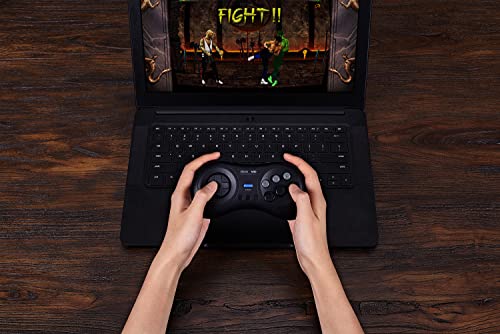 Image of 8Bitdo M30 Bluetooth Gaming Controller 6 Buttons Gamepad with Brooch for NS Switch Windows Android macOS Steam Respberry Pi