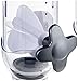 Zevro Indispensable SmartSpace Wall Mount Triple Dry-Food Dispenser 39 oz,Grey