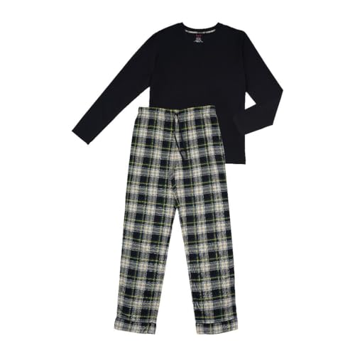 Pyjama homme col en V vêtement de détente élégant pour vos week-ends