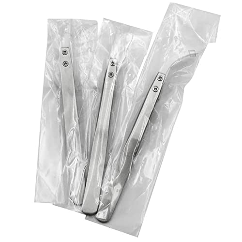 Bestgle 3 stück keramik pinzetten antistatik pinzetten set delstahl präzisions pinzette hitzebeständige antimagnetische lötpinzette für elektronik reparaturen schmuck computer labor arbeiten industrie