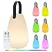 Lampe de Table Lampe de Table Extérieure Gradable RGB 8 couleur Lampe de Chevet Portative Portable Lampe de Table étanche Rechargeable sans Fil (Sergé)
