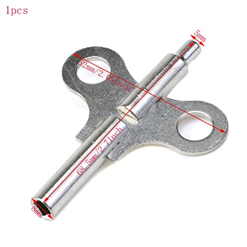 Mewutal Double-Ended Clock Key Metal Winder Key Black Wall Clock Accessories For Wooden Clock Watch Bracket Clock (4.4Mm/2.2Mm) #TOP1