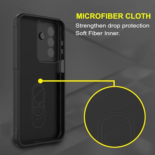 Image of Zapcase Back Case Cover for Samsung Galaxy M47 5G | Compatible for Samsung Galaxy M47 5G Back Cover | Liquid Silicon Magic Case with Camera Protection | Black