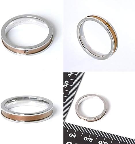 [ドロップス] ステンレス リング 指輪 ダイヤモンド ピンク DWR-02BR