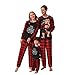APOKIOG Familie Weihnachten Schlafanzug, Elf Pyjamas Weihnachten Familie PJs, Weihnachtspyjama Familie Set, Elf Nachtwäsche für Damen Herren Mädchen Jungen