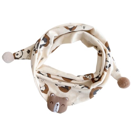 Fleece Boys Girls Scarf Warm Winter Autumn Kids Collar Scarf Neck Warmer Children Scarf 1-6Y Cartoon Scarf (Type 6)