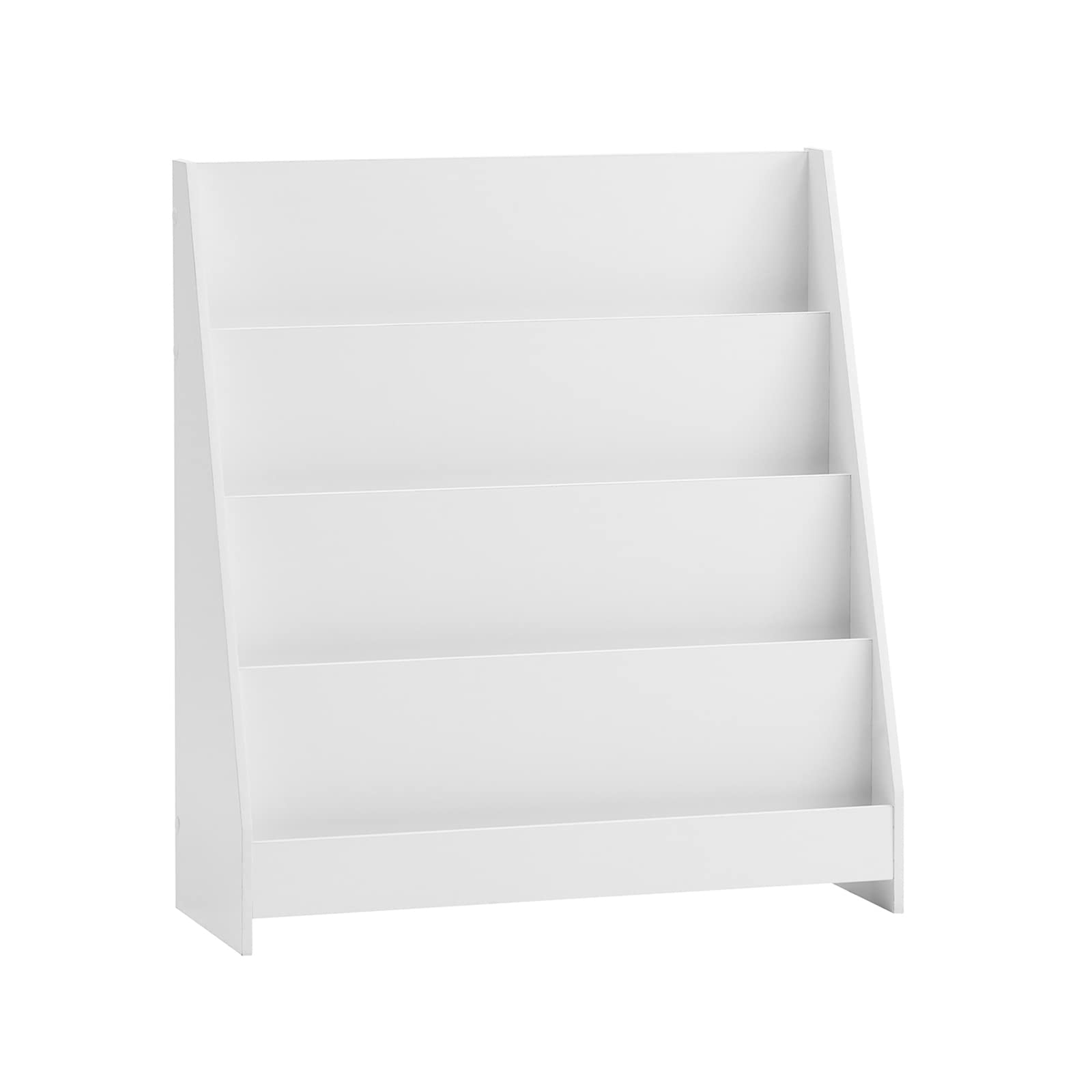 SoBuy Librería Infantil para niños Estantería para Juguetes con 4 Compartimentos Abiertos 80 x 30 x 88 cm KMB32-W ES