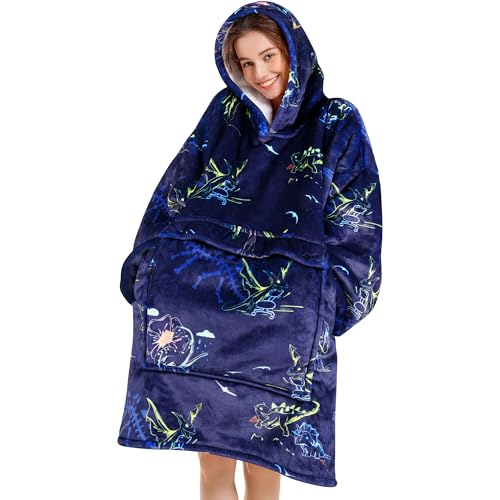 Narecte Oversized Blanket Hoodie Wearable Blanket Sweatshirt...