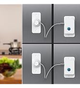 Larimuer Fingerprint Fridge Lock - Child & Pet Proof Security for Drawers, Cabinets, Ovens, Toile...