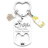 XQXQXZ Regalo Amico Collego per parenti o colleghi di lavoro, bel regalo originale divertente di partenza Portachiavi Umorismo Râler È il mio super potere, portachiavi umorismo, rastrellatore, 1, L