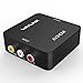 WAVLINK Convertitore RCA a HDMI, Mini Adattatore da AV a HDMI, Supporta 1080P con USB Cavo, supporto PAL/NTSC, per PC Mini Xbox PS3 TV STB VHS VCR Fotocamera DVD