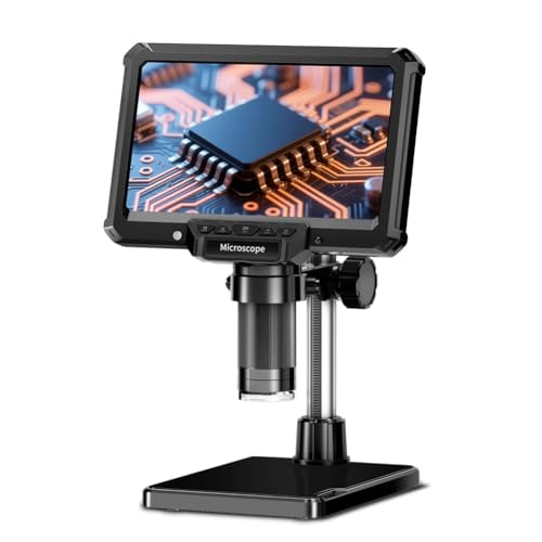 Microscope vidéo HD avec écran pour inspection PCB et réparation de soudure industrielle
