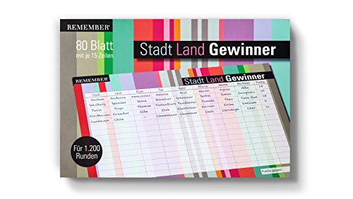 Preisvergleich Produktbild Remember Stadt Land Gewinner