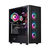 Velztorm Archux Custom Built Gaming Desktop PC (AMD Ryzen 7 3700X 8-Core, 128GB DDR4, 8TB PCIe SSD+6TB HDD (3.5), GeForce RTX 3080 10GB, 120mm AIO, RGB Fans, 750W PSU Win 10 Pro) Black VELZ0001