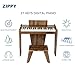 ZIPPY Kids Piano Keyboard, 37 Keys Digital Piano for Kids, Music Educational Instrument Toy, Wood Piano for 3+ Girls and Boys (Walnut Basic)