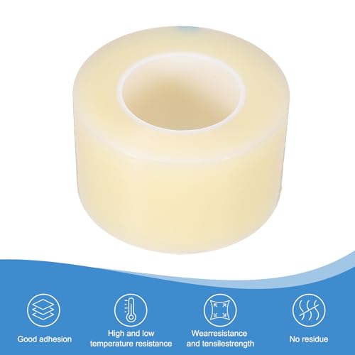 Image of PATIKIL Removable Protective Film Tape, 3 Inch x 656 ft PE Surface Protective Scratch Film Tape Roll for Furniture Electrical Appliances Plastic Hardware Medium Stickiness Clear