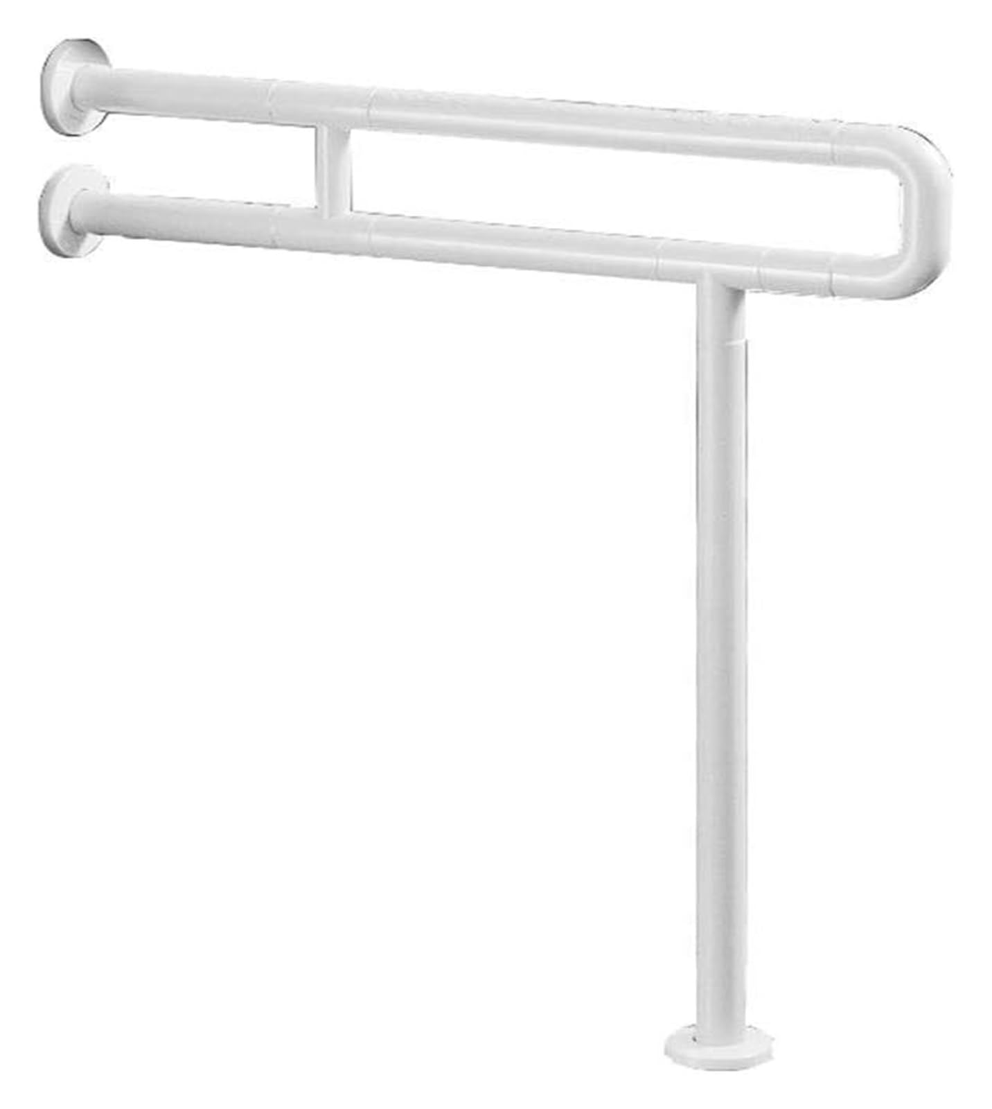 Chwytaki łazienkowe dla seniorów, uchwyty do toalety z nogami, wolnostojący uchwyt toaletowy, poręcz łazienkowa do toalety, montowany na ścianie, podłokietnik, nylonowa balustrada ze stali