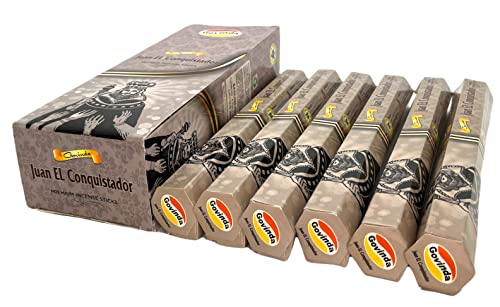 Govinda® Incense - John High The Conqueror (Juan El Conquistador) - 120 Incense Sticks, Masala Coated Incense