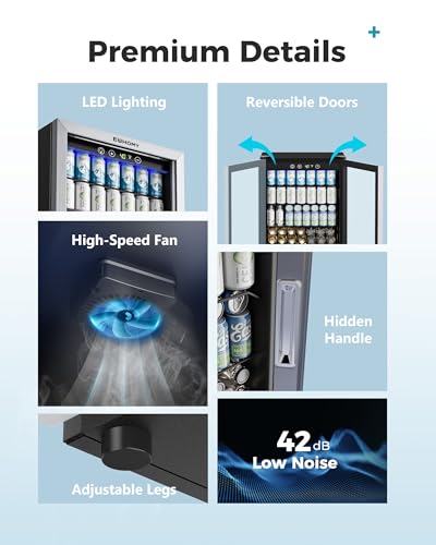 Euhomy Beverage Refrigerator thumbnail 7