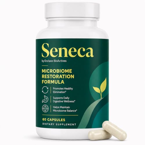 Seneca Advanced Gut Health, Microbiome Restoration Formula, 60 Capsules