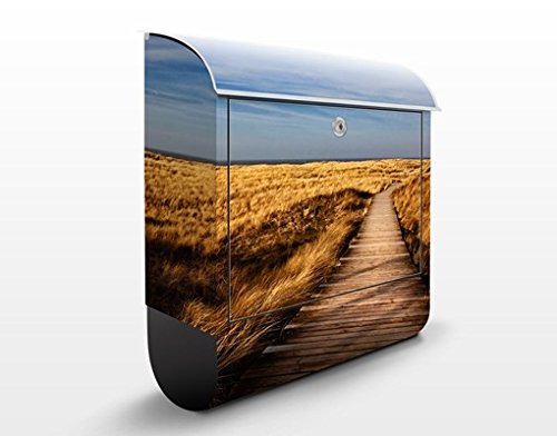 Preisvergleich Produktbild Briefkasten mit Zeitungsrolle Dünenweg auf Sylt 46cm x 39cm