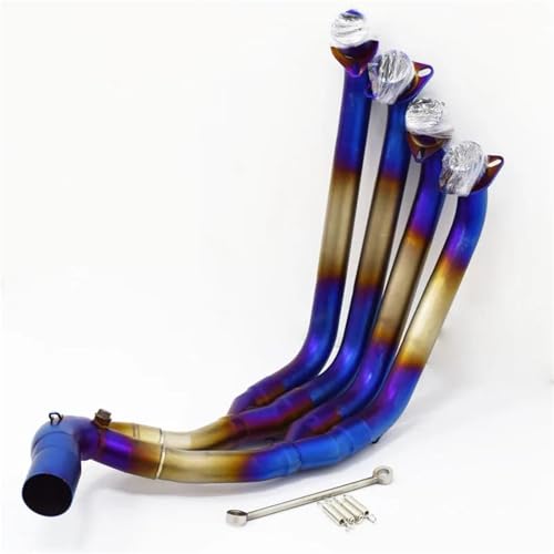 Tuyau Liaison Avant Moto 51mm CB650R CBR650 avec Silencieux Echappement D'échappement