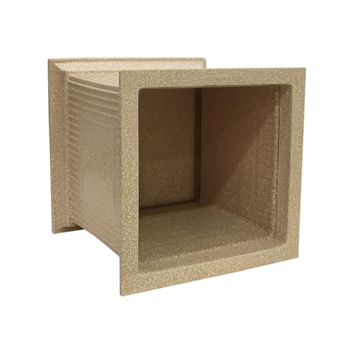 Image of Harshdeep Tulsi Pot for Home - Indoor Outdoor Balcony Terrace Garden Decorative 12 Inch Durable Lightweight UV Resistant Roto Planter (Cream Stone)