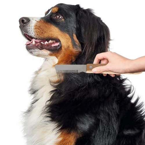 Image of Pet Comb, Dog and Cat Grooming Tool, Hair Cutting Scissors Alternative for Daily Care, Ideal for Shedding Control and Mat Removal